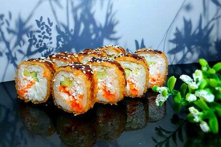 Калифорния темпура со снежным крабом