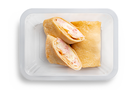 Блины с ветчиной и сыром