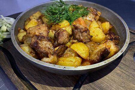 Жаркое из телятины с овощами