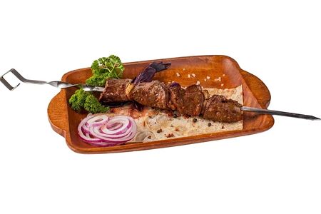 Печень говяжья с курдюком