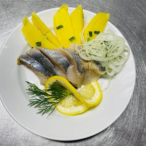 Сельдь с картофелем