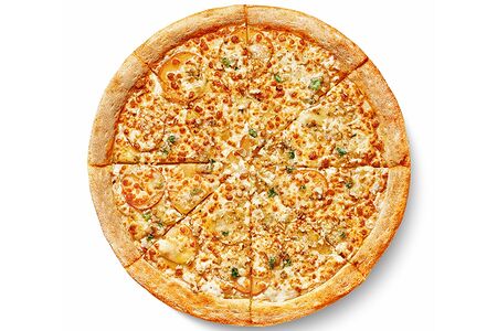 Пицца Груша-горгонзола на тонком тесте