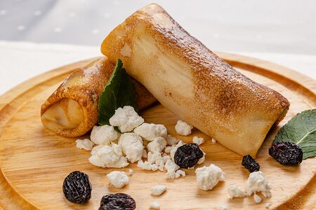 Блинчики с творогом