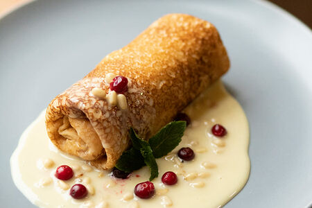 Блинчик с творогом