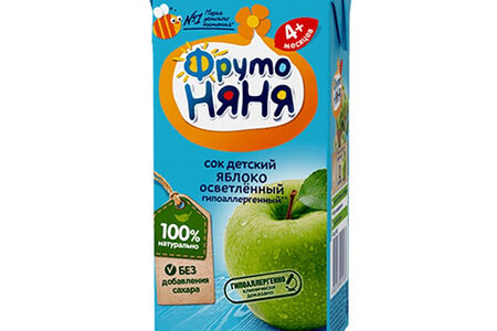 Сок ФрутоНяня Яблоко