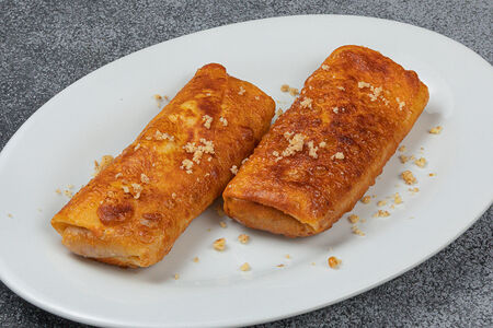 Блинчики с мясом и орехами