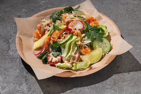 Пад тай с креветками