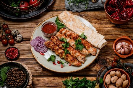 Люля-кебаб из цыпленка