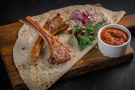 Шашлык из бараньей корейки