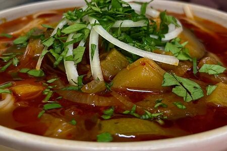 Лагман с говядиной