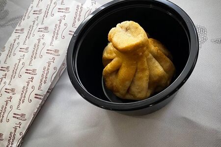 Хинкали с индейкой жареные