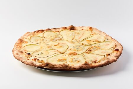 Пицца с грушей и горгонзолой ржаная