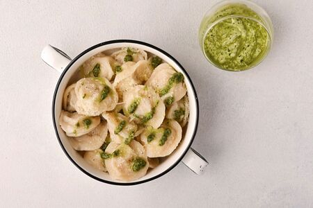 С курицей, базиликом и пармезаном