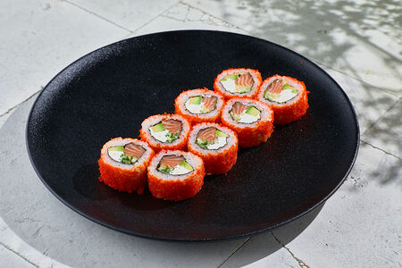 Ролл Калифорния сливочная с лососем