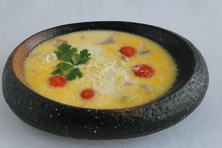 Суп сырный тайский