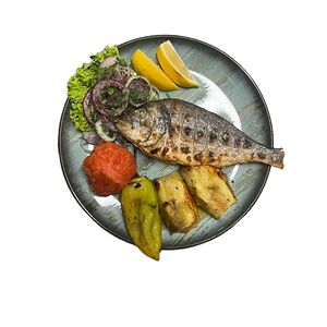 Дорадо с овощами