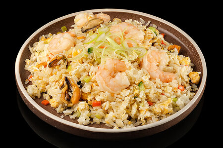 Рис с морепродуктами