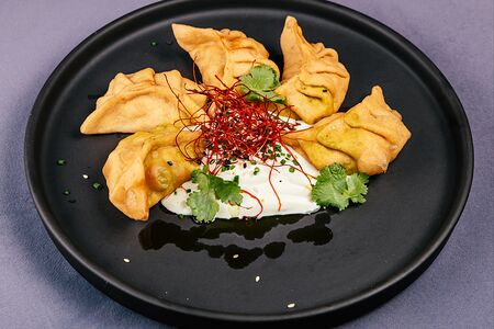 Гедзе с цыпленком