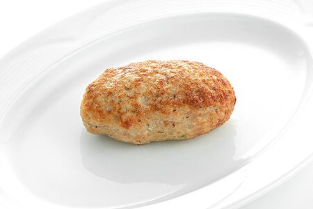 Куриная котлета с гарниром