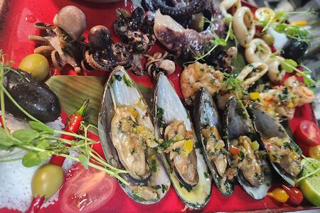 Гриль-плато из морепродуктов