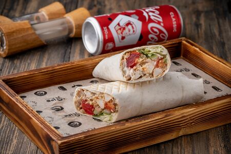 Шаверма Деревенская с курицей