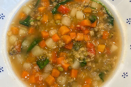 Домашний овощной бульон