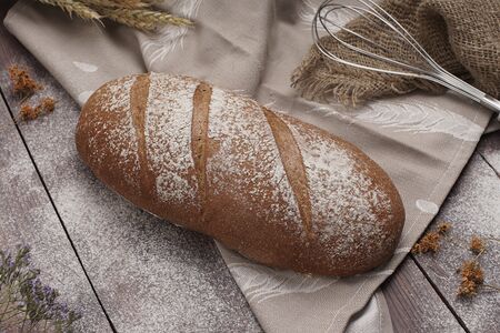 Хлеб черный бездрожжевой