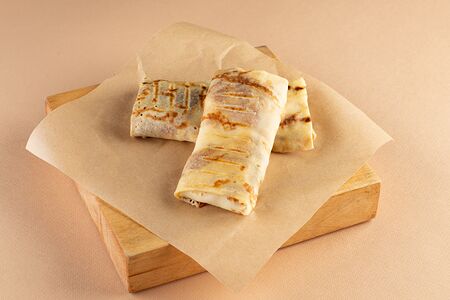 Блины с ветчиной и сыром