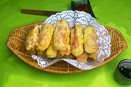 Крабовые палочки в кляре