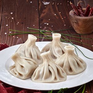 Хинкали с говядиной отварные