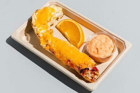 Запеченная фаланга краба