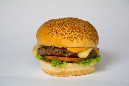 Cheese burger beef