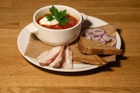 Борщ с говядиной