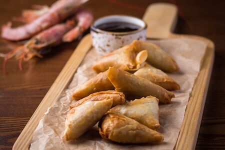 Фило с креветками