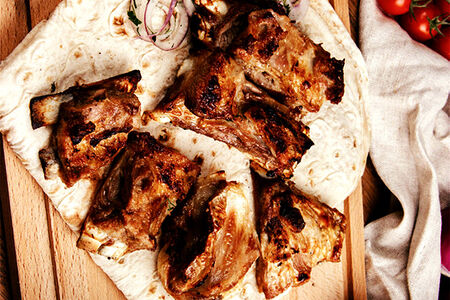 Шашлык из бараньих ребрышек