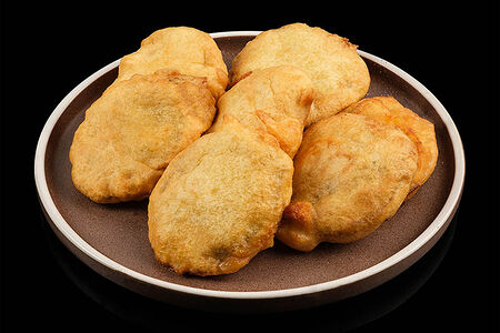 Баклажан в кляре фаршированный