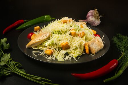 Цезарь с курицей