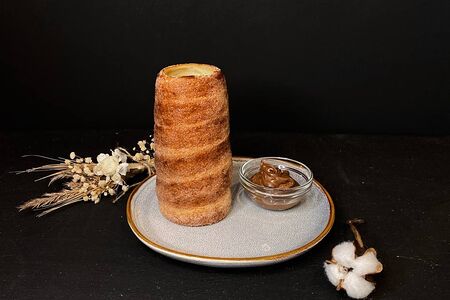 Трдельник с шоколадной пастой