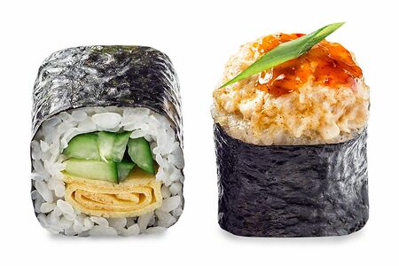 Запеченный ролл Volcano