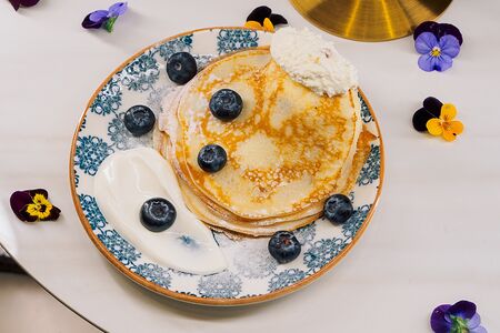 Блинчики с творогом