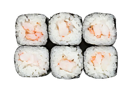 Классический ролл с креветкой