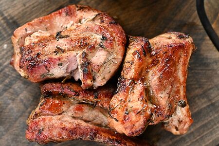 Шашлык из свиных рёбер