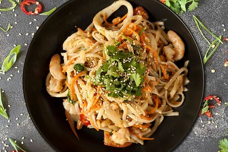 Удон с морепродуктами