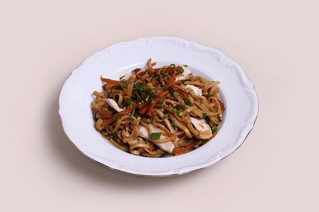 Удон с курицей