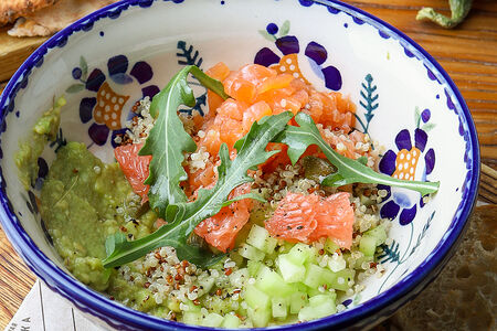 Тартар из слабосоленого лосося