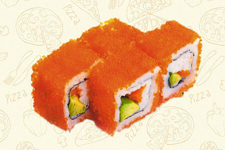 Ролл Калифорния с лососем