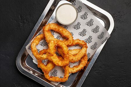 Жареные кольца кальмаров
