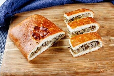 Пирог Капуста с грибами