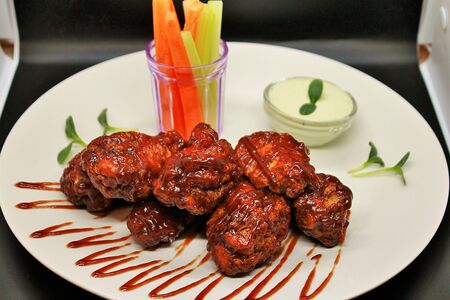 Куриные крылья барбекю