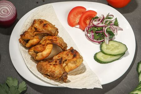 Шашлык из куриных крылышек